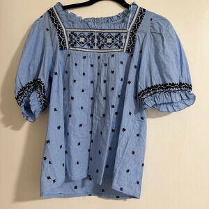 Blue Philosophy Blouse - size S, NEW WITH TAGS